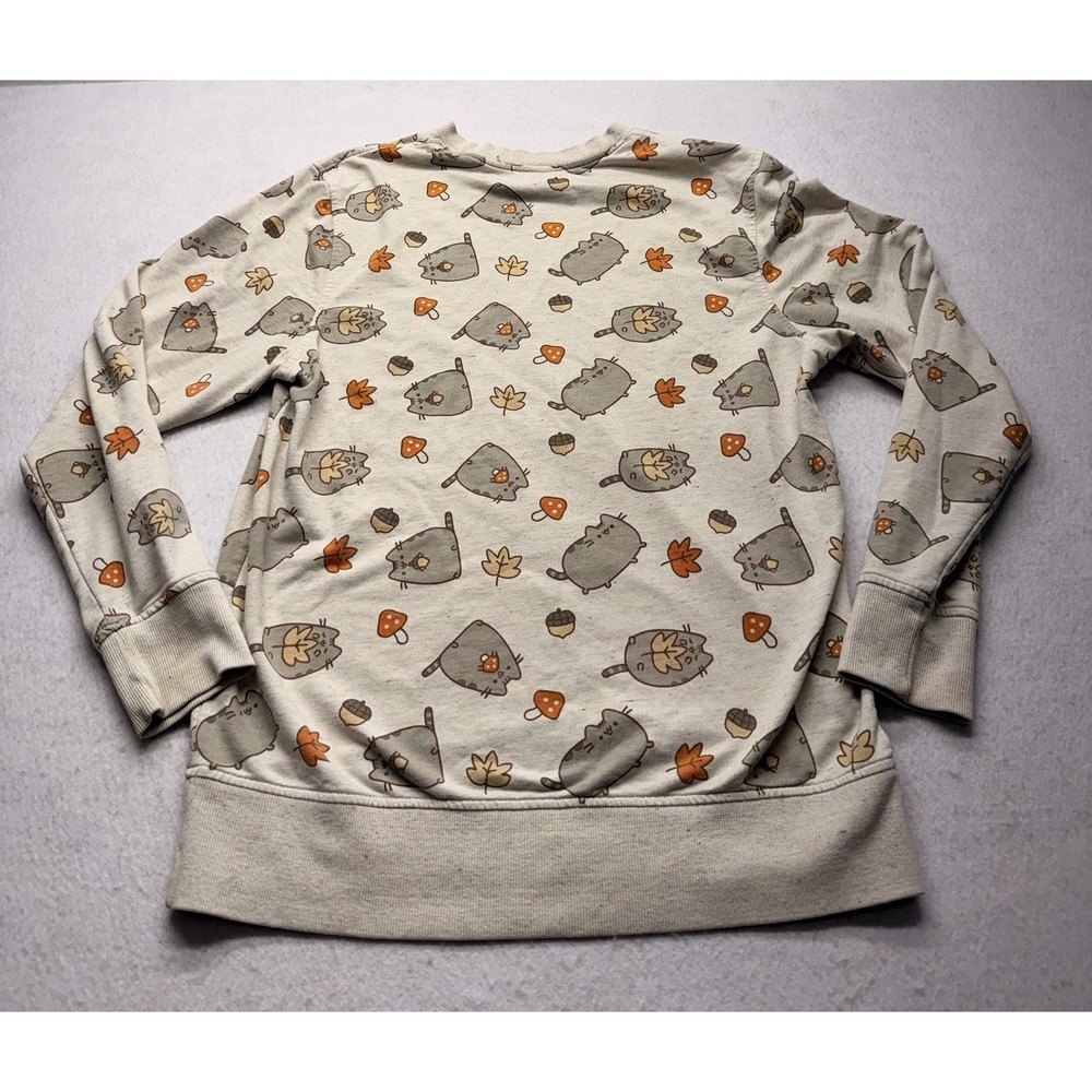 Pusheen Fall/Autumn Printed Crewneck Sweatshirt Women's Size Medium via - Picture 2 of 7